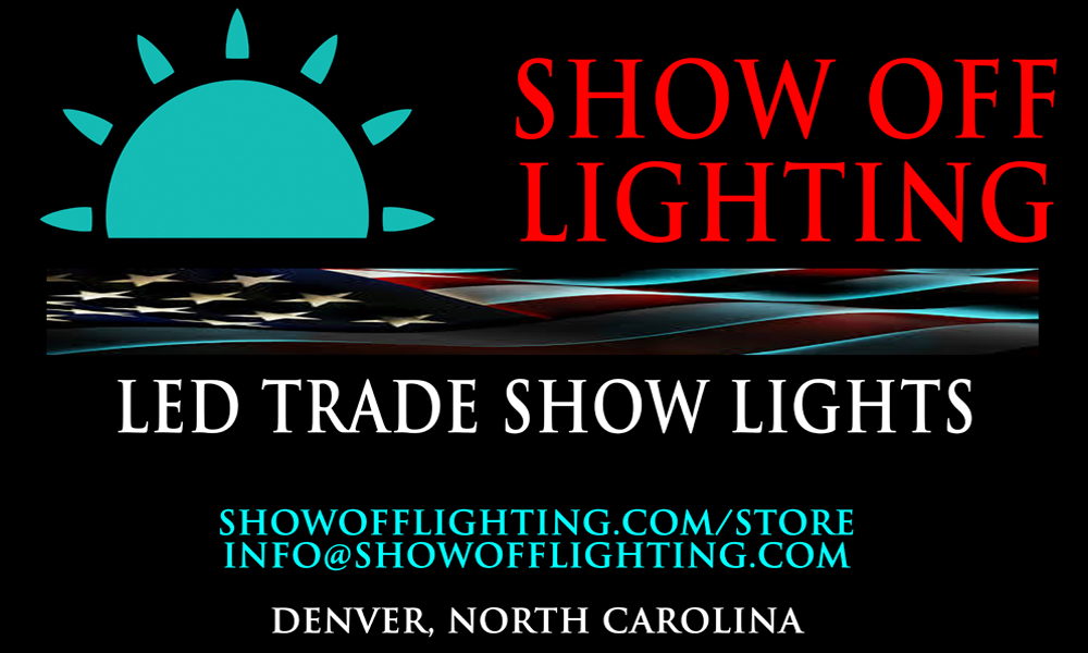 Show Off Lighting LED trade show lighting 