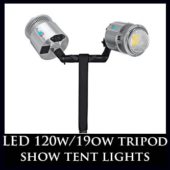 trade show tent lights, show off lighting, display tent lights, craft show tent lights